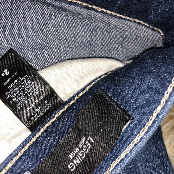 Express High Rise Distressed Denim - Picture 3 of 3